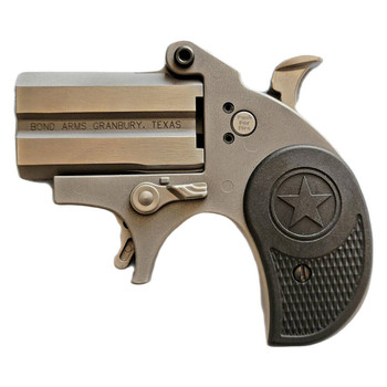 Bond Arms Stubby Break Action Derringer - .22 LR Caliber, 3 Inch Barrel, Stainless Steel, Matte Stainless Steel