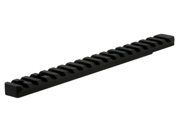 Talley POO252714 Picatinny Rail Black Anodized Aluminum Tikka T3/T3x Short Action 0 MOA