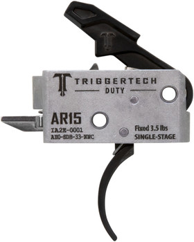 TriggerTech AH0SDB33NNC Duty  Curved Trigger SingleStage 3.50 lbs Draw Weight Fits AR15 UPC: 885768003513