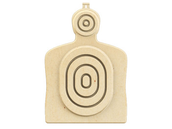 Birchwood Casey 3DTGTBTT Torso Target 31.25" H x 21.25" W x 1" D 3D Bullseye Tan 3 Per Pack