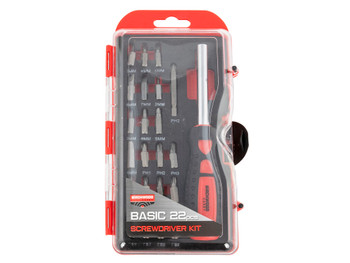 Birchwood Casey BSDS Basic Screwdriver Kit 22 Pieces Includes Slotted/Philips/Torx/Hex Heads