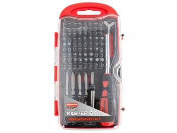 Birchwood Casey DLXSDS Master Screwdriver Kit 84 Pieces Includes Slotted/Philips/Torx/Hex Heads