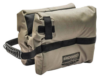Birchwood Casey TSRB HBag Shooting Rest Unfilled Tan Polyester SelfTightening Grip NonMarring Surface Integrated Carry Strap 12 L x 7 H x 1 W UPC: 888151031209