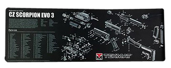 TekMat TEKR36CZSCORPION CZ Scorpion EVO 3 Cleaning Mat CZ Scorpion EVO 3 Parts Diagram 12 x 36 UPC: 888151040799