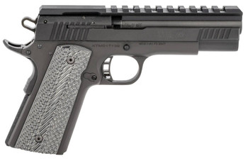 Rock Island 56790 XT Magnum Pro 22 Mag 141 5 All Black Pakerized Bull wAccessory Rail Barrel  Serrated Slide Steel Frame wBeavertail Black G10 Grip UPC: 4806015567905