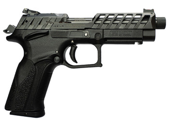 Grand Power 8588005808682 K22 X-Trim Mk23 22 LR 10+1 4.25" Black Barrel, Black Optic Cut/Serrated Slide, Black Steel Frame w/Beavertail, Interchangeable Backstrap Grip