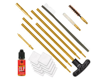 Otis FGSRS22 .22 Cal Cleaning Kit For Rifle & Pistol .22 Cal/.223 Cal/5.56mm Yellow Plastic Box Case