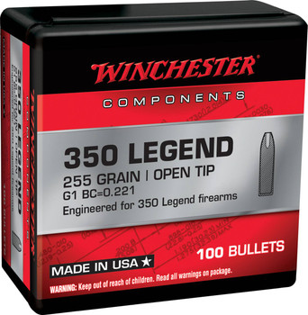 Winchester Ammo WB350L255X   350 Legend 255 gr Open Tip 100 Per Box/ 10 Case UPC: 020892642973