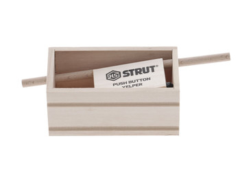 Hunters Specialties HSSTR07056 Push Button Yelper Walnut Wood