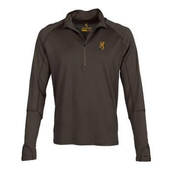 SHT MERINO 1/4 ZIP MAJOR BROWN X-LARGE UPC: 023614974253