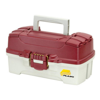 PLANO 1 TRAY TACKLE BOX RED/WHITE UPC: 024099662017 PLANO 1 TRAY TACKLE BOX RED/WHITE UPC: 024099662017