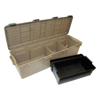 WHEELED MOBILE GEAR CRATE W/TRAY/DIVIDER UPC: 026057311203