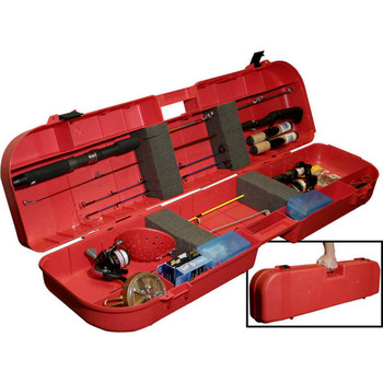 CASE OF 2 ICE FISHING ROD BOX RED UPC: 026057361826