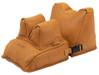 Allen 15125 Shooting Rest Combo Filled Front & Rear Light Brown Leather