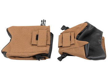 Allen 18419 X-Focus Unfilled Front/Rear Shooting Bag Combo Tan/Black 600D Polyester