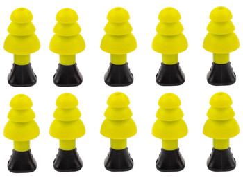 Allen 4122 Silicone Ear Plugs 26 dB Yellow 5 Pair