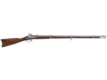 Traditions R186100 1861 Springfield 58 Cal Percussion 40" Stainless Round Barrel, Oiled Walnut Stock, Fixed Front Sight, Adjustable Rear Sight