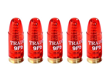 Traditions ASM9 Snap Caps Handgun 9mm Plastic w/Brass Base 5/Pack
