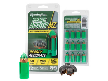 Remington Ammunition R20179 Premier AccuTip 50Cal 260gr Sabot Slug 12 Per Box/12 Case