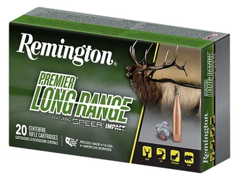 Remington Ammunition R21346 Premier Long Range 300WinMag 190gr Speer Impact 20 Per Box/10 Case