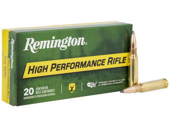 Remington Ammunition R21473 High Performance Rifle 308Win 180gr Pointed Soft Point Boat Tail 20 Per Box/10 Case