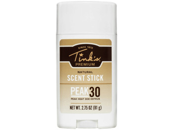 Tinks W6227 Peak30 Scent Stick Deer 2.75 oz Stick