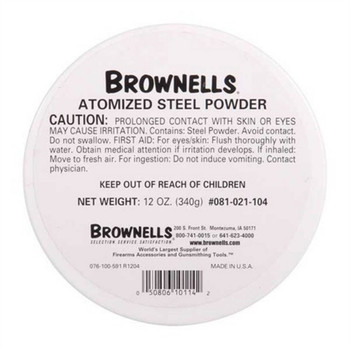 ATOMIZED STEEL POWDER 12OZ UPC: 050806101142 ATOMIZED STEEL POWDER 12OZ UPC: 050806101142