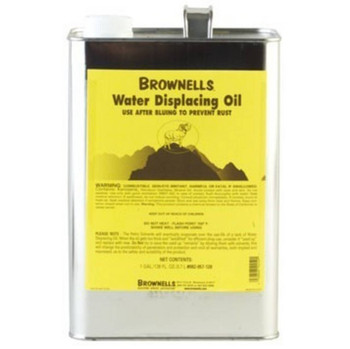WATER DISPLACING OIL   AFTER-BLUING   RUST PREVENSION 1 GAL UPC: 050806102521