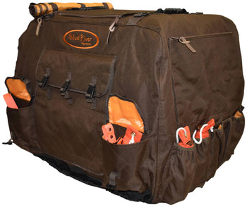 Mud River MRM1414 Dixie Insulated Kennel Cover Brown Polyester Medium 32" x 23" x 25" UPC: 067341108017