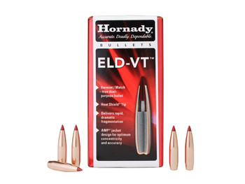 Hornady 26103 ELD-V 6.5mm .264 100 gr 100 Per Box/ 15 Case
