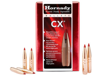 Hornady 271904 CX 270 Cal 100 gr Copper Solid 50 Per Box/ 40 Case