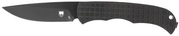 CobraTec Knives CTWOLVERINEGRN Wolverine  3.13" OTF Drop Point Plain Black TiCN D2 Steel Blade, 4.25" Black Textured G10 Handle UPC: 099654044812