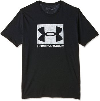 UA ABC CAMO BOXED LOGO SS-BLK,MD UPC: 194514045456