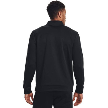 UA Armour Fleece 1/4 Zip-BLK,SM UPC: 195253804212