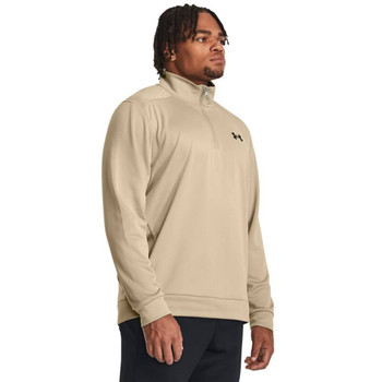 UA Armour Fleece 1/4 Zip-BRN,3XL UPC: 196884109189