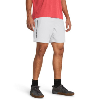 UA Woven Wdmk Shorts-GRY,SM UPC: 196885602108