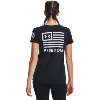 W Freedom Banner T-GRY,SM UPC: 197777374530