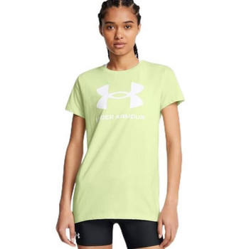 UA W SPORTSTYLE LOGO SS-GRN,MD UPC: 197777395399