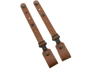 Galco MC2TD Horizontal Shoulder System Tie Down Set 2.0 Tan Full Grain Leather Ambidextrous