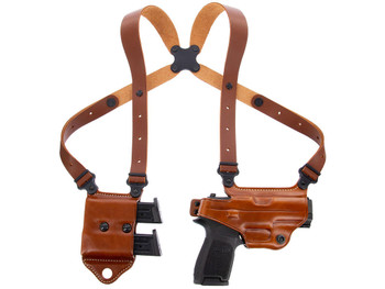 Galco MCII870 Miami Classic II Shoulder System Tan Full Grain Leather