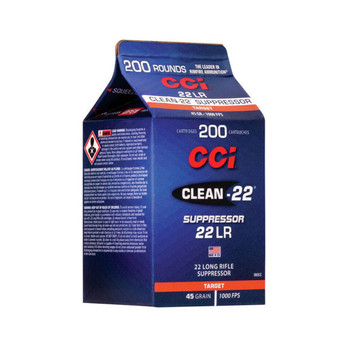 CCI 980CC 22LR SUPPRSS CLN 45 LRN 20010 UPC: 604544647044