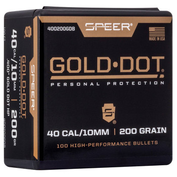 SPR GOLD DOT .400 200GR HP 100CT UPC: 604544656626