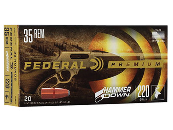 Federal LG35R1 Premium HammerDown 35Rem 220gr Bonded Hollow Point 20 Per Box/10 Case
