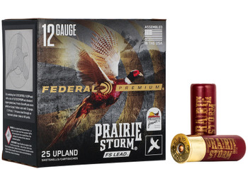 Federal PFX126FS4 Premium Prairie Storm FS 12Gauge 2.75" 1 1/4oz 4Shot 25 Per Box/10 Case