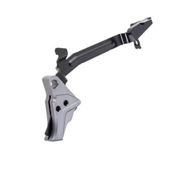 Tyrant CNC TDGTRIG34GREYBLACKBAR I.T.T.S Trigger/Bar Grey/Black Fits Glock Gen3-4                                                                                                                       
