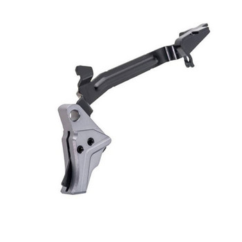 Tyrant CNC TDGTRIG34GREYBLACKBAR I.T.T.S Trigger/Bar Grey/Black Fits Glock Gen3-4                                                                                                                       