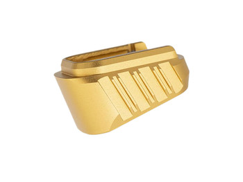 Tyrant CNC TDHCATMAGEX3GOLD Hellcat Magazine Extension Fits Springfield Hellcat Pro Gold 7000 Series Aluminum