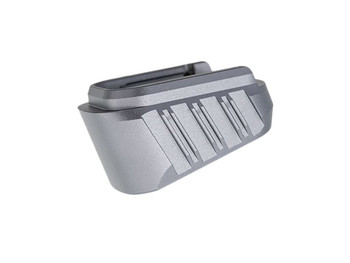 Tyrant CNC TDHCATMAGEX3GREY Hellcat Magazine Extension Fits Springfield Hellcat Pro Grey 7000 Series Aluminum
