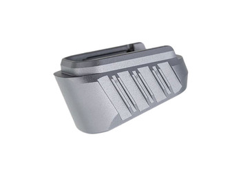 Tyrant CNC TDHCATMAGEX3GREY Hellcat Magazine Extension Fits Springfield Hellcat Pro Grey 7000 Series Aluminum