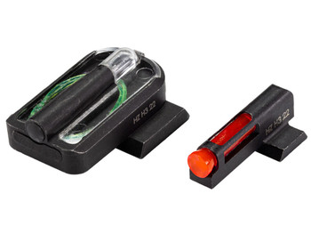 HiViz SG320FD21 FastDot H3 Sight Set for SIG P320 Red Fiber Optic Front Sight-Green Tritium Rear Sight